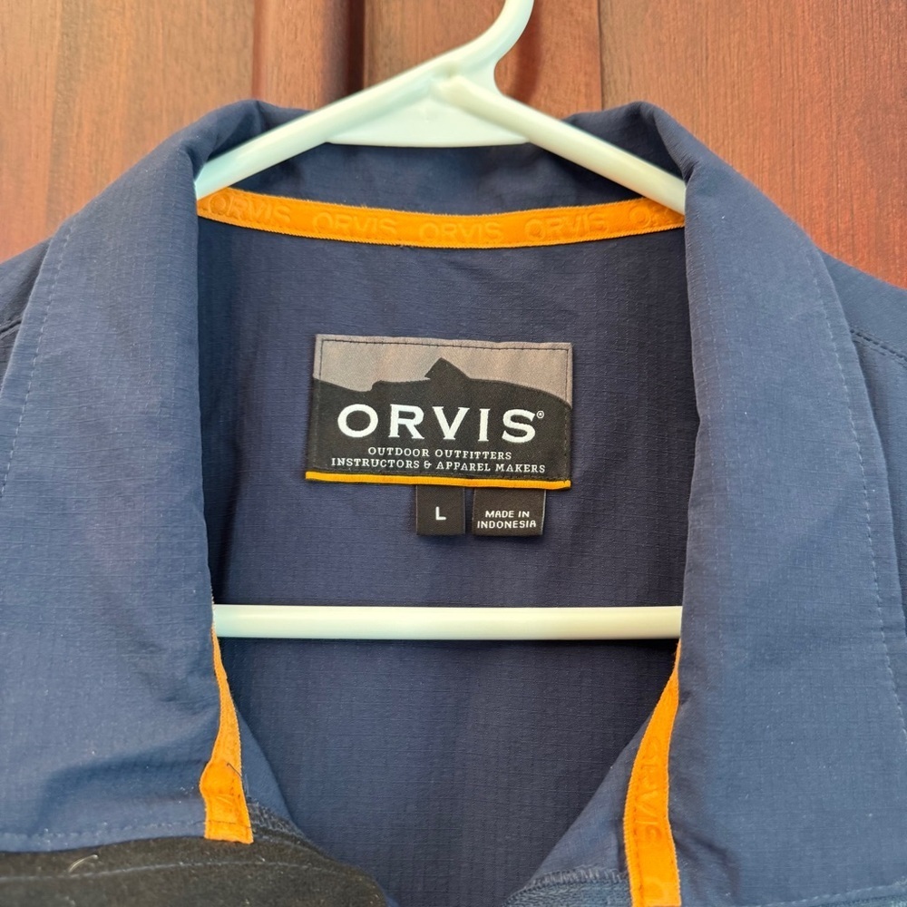 Orvis Men's Navy Blue Jackson Quick-Dry Vest Size Large - Picture 7 of 10